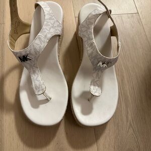 Michael Kors White Women's wedge Sandals